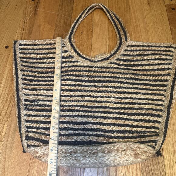 America and Beyond Raven Stripe Eco-friendly Tote - Picture 9 of 14